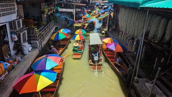 Damnoen Saduak mercado flotante