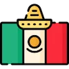 icono bandera mexico