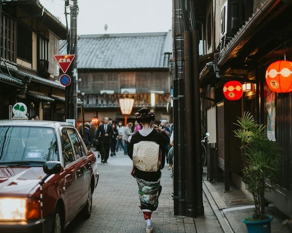 Geisha en Kioto